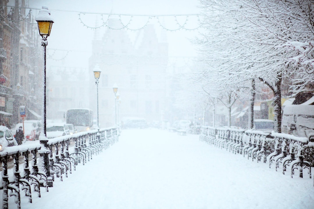 Photo Image: Winter Scene Nouns: Snow, Ice, Bistro, Warmth